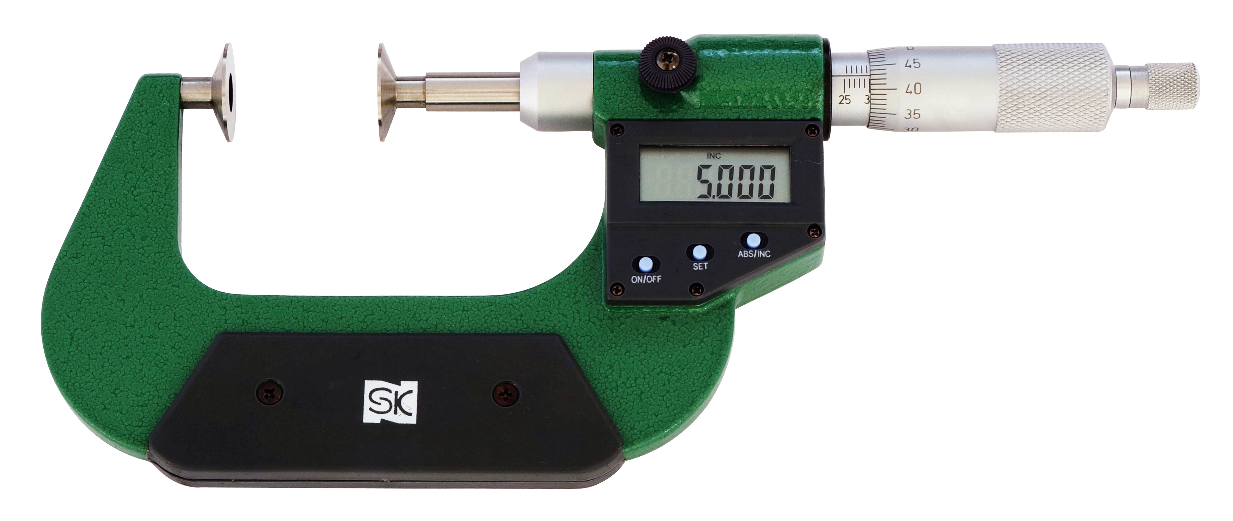 のまたぎ 新潟精機 SK デジタル歯厚マイクロメーター 直進式 0-25mm MCD230-25D のまたぎ