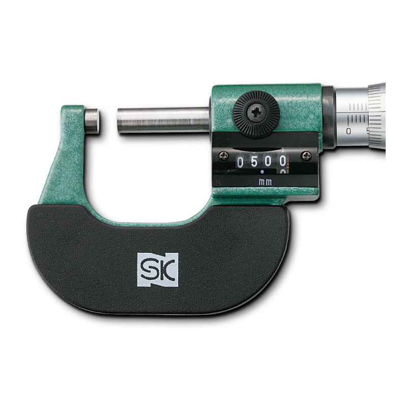 新潟精機 SK カウントマイクロメーター 機械式カウンター表示 0-25mm
